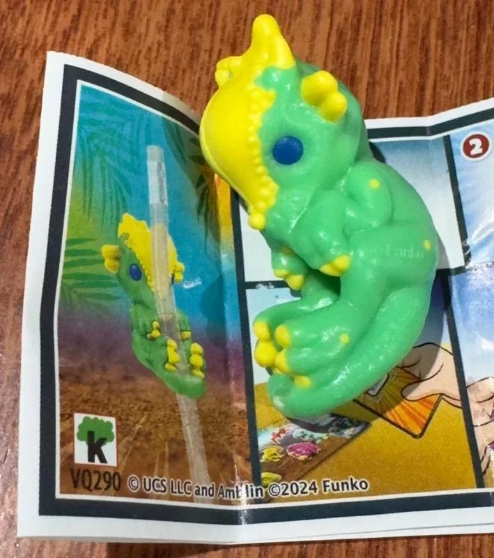 Toy Figure Kinder Joy Funko Jurassic World - VQ290 Pachycephalosaurus #Kinder #K